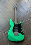 1986 Fender Stratocaster Contemporary Series HSS Green finish, rosewood fretboard and black headstock