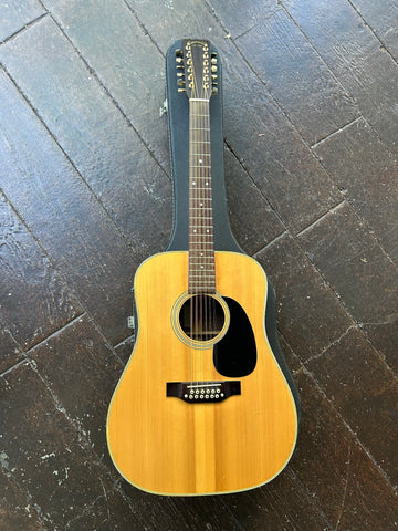 1977 Takamine F-400 Twelve String acoustic guitar, spruce top with rosewood bridge and fretboard, rosewood headstock