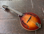 The Loar Honey Creek LM 110BRB E with Fishman Pickup WITH brown-burst finish and rosewood fretboard with black headstock