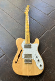 Squier Classic Vibe '70s Telecaster Thinline- Natural finish, neck and headstock in maple