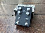 Black Milkman pedal with reverb speed, decay, depth knobs, two button reverb and tremolo