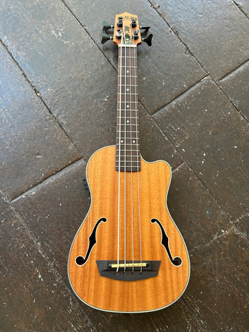 Journeyman Acoustic-Electric U•BASS with F-Holes Mahogany, with rosewood bridge and rosewood fretboard and mahogany headstock