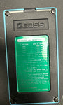 Backside of green label 1987 Boss CE-2 Chorus (Green Label)
