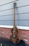 Tim Whitehouse Custom Walnut Hofner Style bass