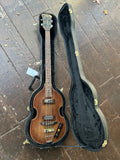 Tim Whitehouse Custom Walnut Hofner Style bass