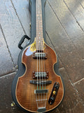 Tim Whitehouse Custom Walnut Hofner Style bass