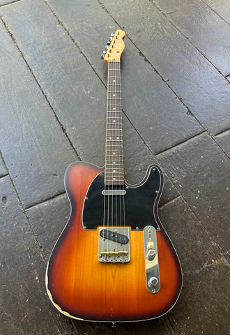 Jason Isbell Custom Telecaster, Rosewood, 3-Color Chocolate Burst, rosewood fretboard, with maple headstock