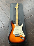1992 USA Fender Stratocaster Sunburst electric guitar with maple neck and headstock