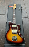 2023 Fender American Vintage II 1966 Jazzmaster sunburst with rosewood fretboard on black case , maple headstock