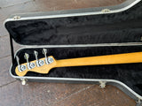 1997 Fender Jazz Bass Fretless Deluxe - Shoreline Gold