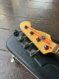 1997 Fender Jazz Bass Fretless Deluxe - Shoreline Gold