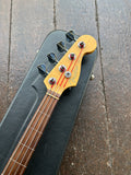 1997 Fender Jazz Bass Fretless Deluxe - Shoreline Gold