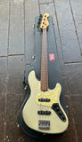 1997 Fender Jazz Bass Fretless Deluxe - Shoreline Gold