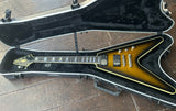 2020 Epiphone Flying V Prophecy Electric Guitar - Yellow Tiger Aged Gloss