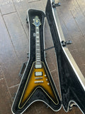 2020 Epiphone Flying V Prophecy Electric Guitar - Yellow Tiger Aged Gloss