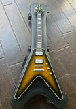2020 Epiphone Flying V Prophecy Electric Guitar - Yellow Tiger Aged Gloss