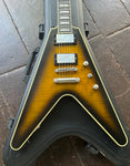2020 Epiphone Flying V Prophecy Electric Guitar - Yellow Tiger Aged Gloss