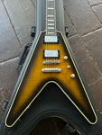 2020 Epiphone Flying V Prophecy Electric Guitar - Yellow Tiger Aged Gloss