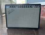 2023 Fender '65 Deluxe Reverb black tolex, grey grill cloth, black control panel nine control knobs