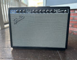 2023 Fender '65 Deluxe Reverb black tolex, grey grill cloth, black control panel nine control knobs