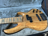 Body shot inside case of ESP LTD RB 1005 5-String Bass