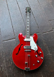 2001 Epiphone Casino Cherry finish, with rosewood fretboard,pearl fret design markers, black headstock