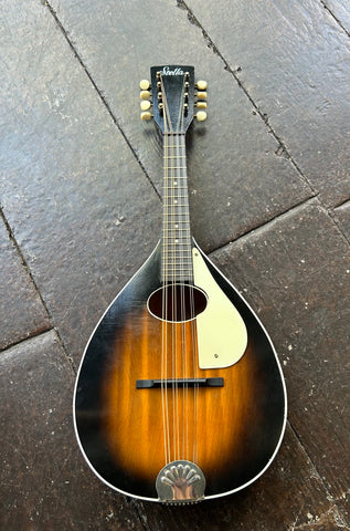 Stella Mandolin in sunburst finish, rosewood bridge and fretboard, with black headstock