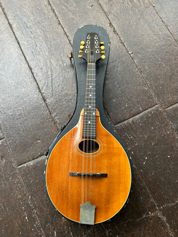 1923 Gibson Snakehead A-0 Mandolin, amber finish, ebony fretboard and bridge, black headstock