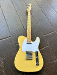 2011 Fender Telecaster made in mexico, natural finish, white pick-guard, maple neck and headstock