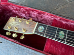 Headstock shot of Alvarez Yairi DY 85 inside case