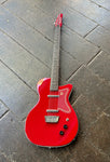 Red finish Baritone Danelectro , rosewood fretboard, red headstock