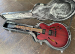 Epiphone Dot Studio satin cherry , with rosewood fretboard, black headstock