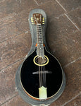 1913 Gibson A-4 Mandolin black finish, rosewood bridge and fretboard with brown finish headstock