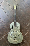 Gretsch G9201 Honey Dipper Round-Neck Acoustic Resonator Guitar. brush metal