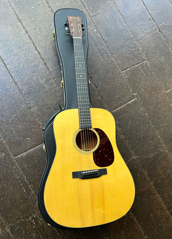 2020 Martin D-18 Spruce Top and ebony fret board with rosewood headstock
