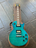 2017 Gibson Les Paul Studio Deluxe III,
Caribbean Night Turquoise, rosewood fretboard with trapezoid inlays
