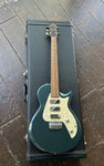 Taylor Solid Body 3 Pickups, electric guitar, blue green finish, rosewood fretboard and brown headstock