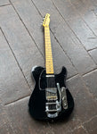 Black finish telecaster with bigsby, maple neck and headstock