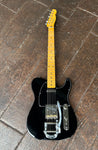 Black finish telecaster with bigsby, maple neck and headstock
