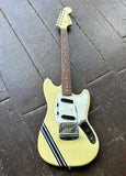 2006 Fender Mustang Olympic White Competition, rosewood neck, olympic white headstock