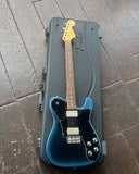 American Professional II Telecaster Deluxe, Dark Night blue finish, black pickguard, rosewood fretboard and maple headstock