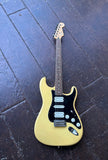 Fender Player Stratocaster HSH 2019 MIM Buttercream finish, black pick-guard with Pau Ferro fretboard and maple headstock