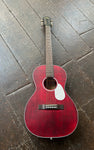 Aria 131UP Urban Player Series Parlor Acoustic Guitar - Stained Red
