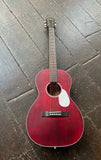 Aria 131UP Urban Player Series Parlor Acoustic Guitar - Stained Red