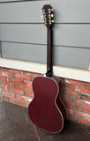 Aria 131UP Urban Player Series Parlor Acoustic Guitar - Stained Red
