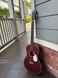Aria 131UP Urban Player Series Parlor Acoustic Guitar - Stained Red