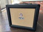Orange Crush 35RT Guitar Combo, black tolex, tan colored grill cloth
