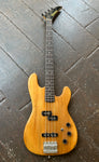 Kramer Bass natural finish, black pickups, rosewood fingerboard with black headstock