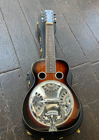 Gold Tone Paul Beard Special eight string, tobacco sunburst metal resonator, rosewood neck