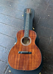 Recording King Tonewood Reserve Koa 12-Fret 000 atop included case